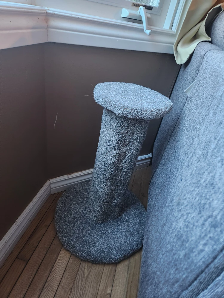 Grey Cat Tree Post