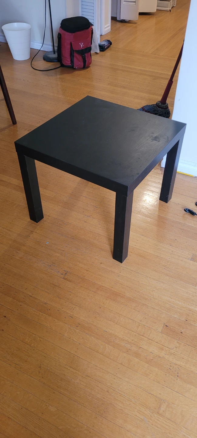Black Square Coffee Table