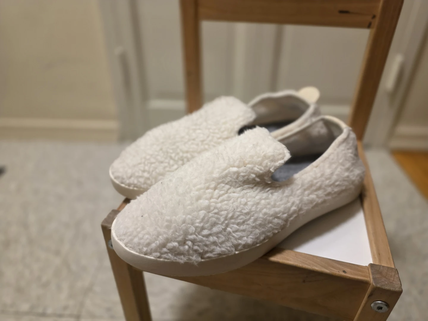 Allbirds Men's Wool Lounger Fluffs Natural White Slippers 🏆 - photo 2