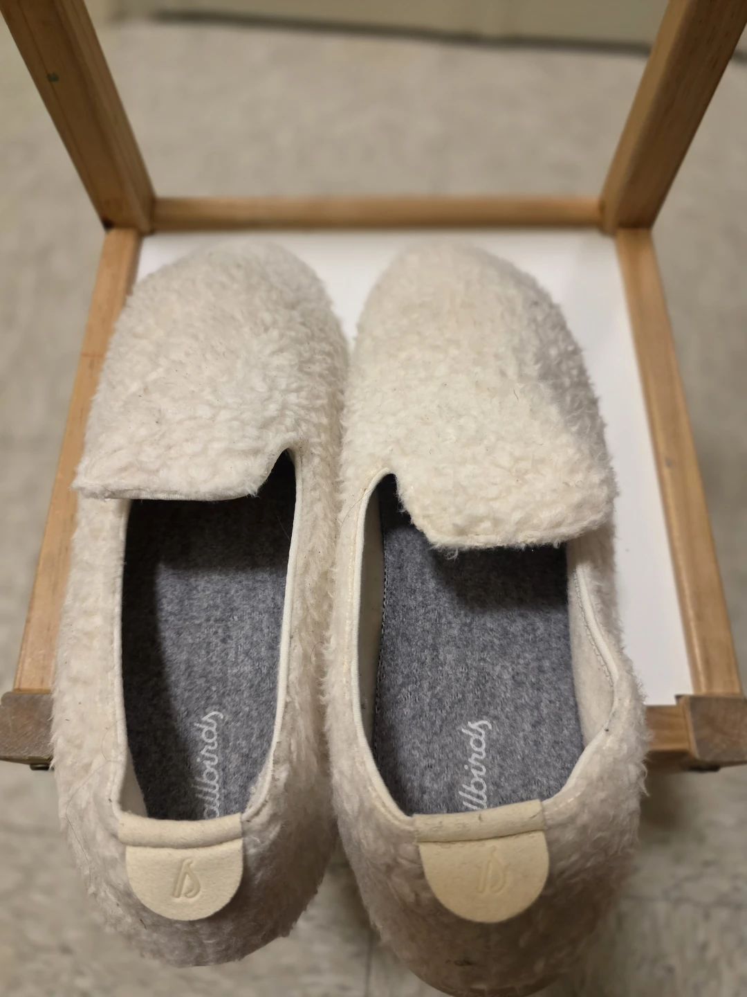 Allbirds Men's Wool Lounger Fluffs Natural White Slippers 🏆 - photo 3
