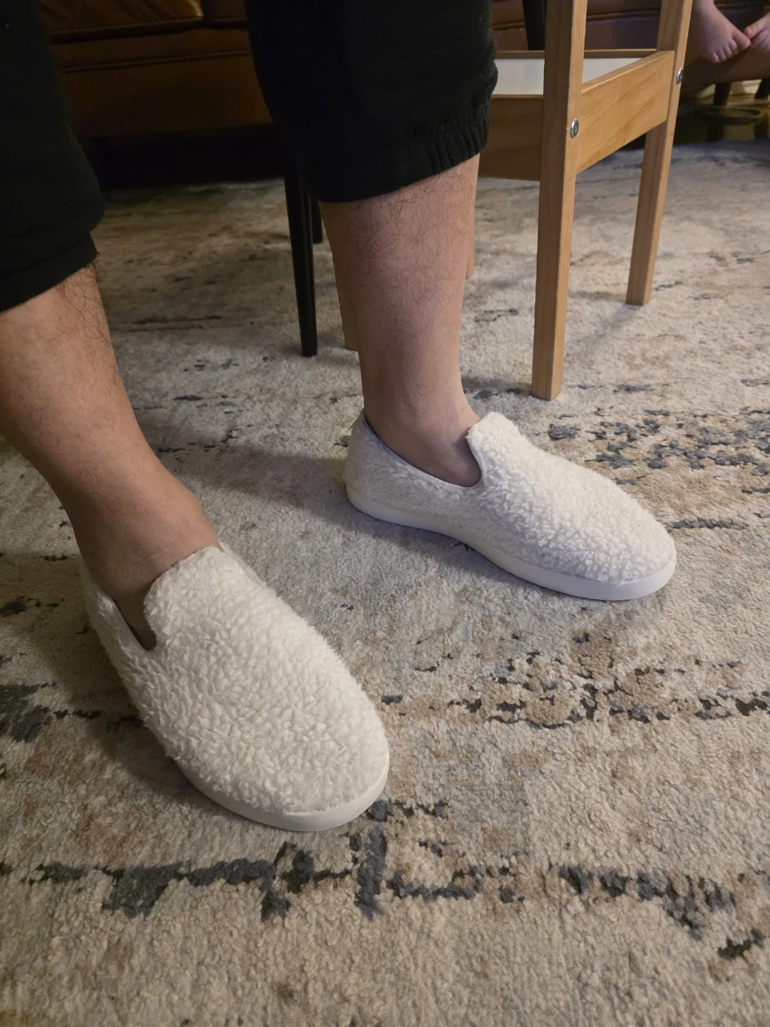 Allbirds Men's Wool Lounger Fluffs Natural White Slippers 🏆 - photo 5