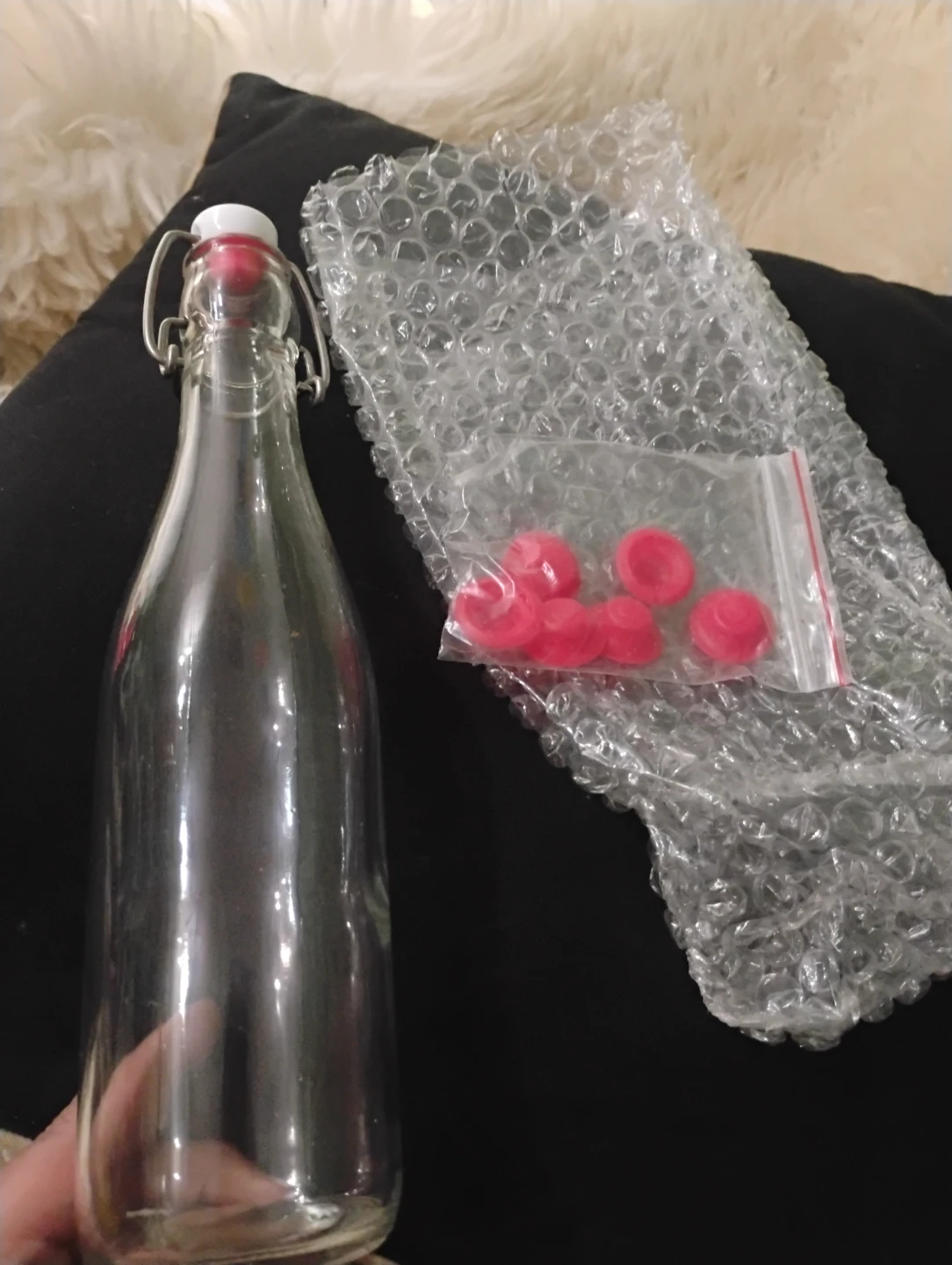 Box of Glass Beer Bottles