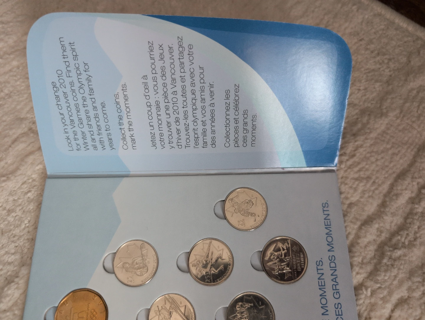 Vancouver 2010 Winter Olympics Circulation Coin Set - photo 4