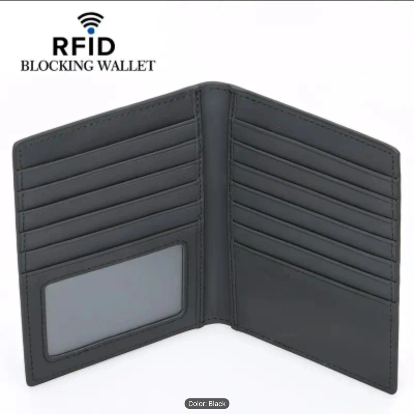 RFID Blocking Wallet - Black - photo 2