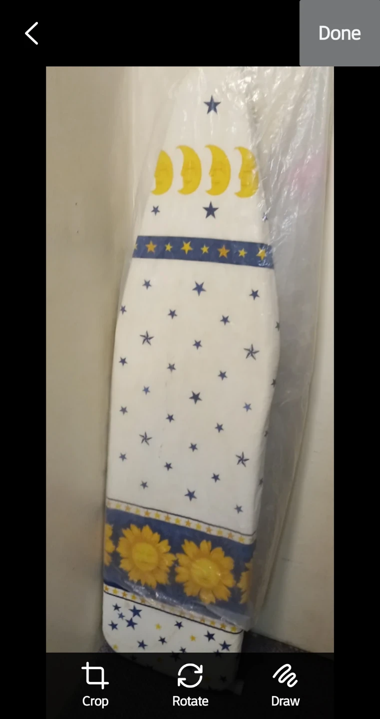 Ironing Board Cover with Moon and Star Pattern