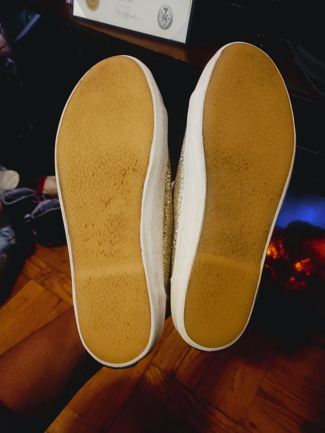 Keds for kids Glitter Canvas Sneakers size 3 - photo 4