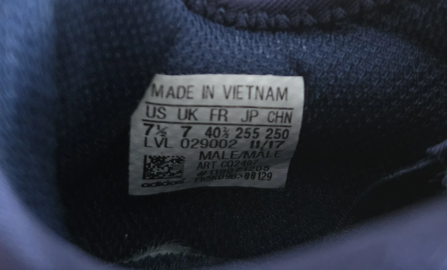 Adidas Navy Blue Sneakers - photo 4