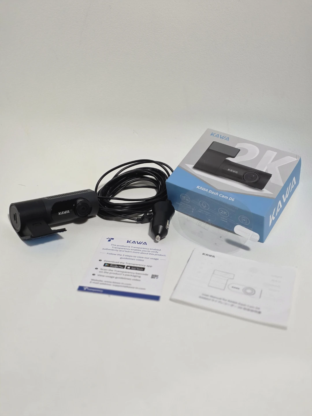 KAWA Dash Cam D6 WiFi 2K Car Camera