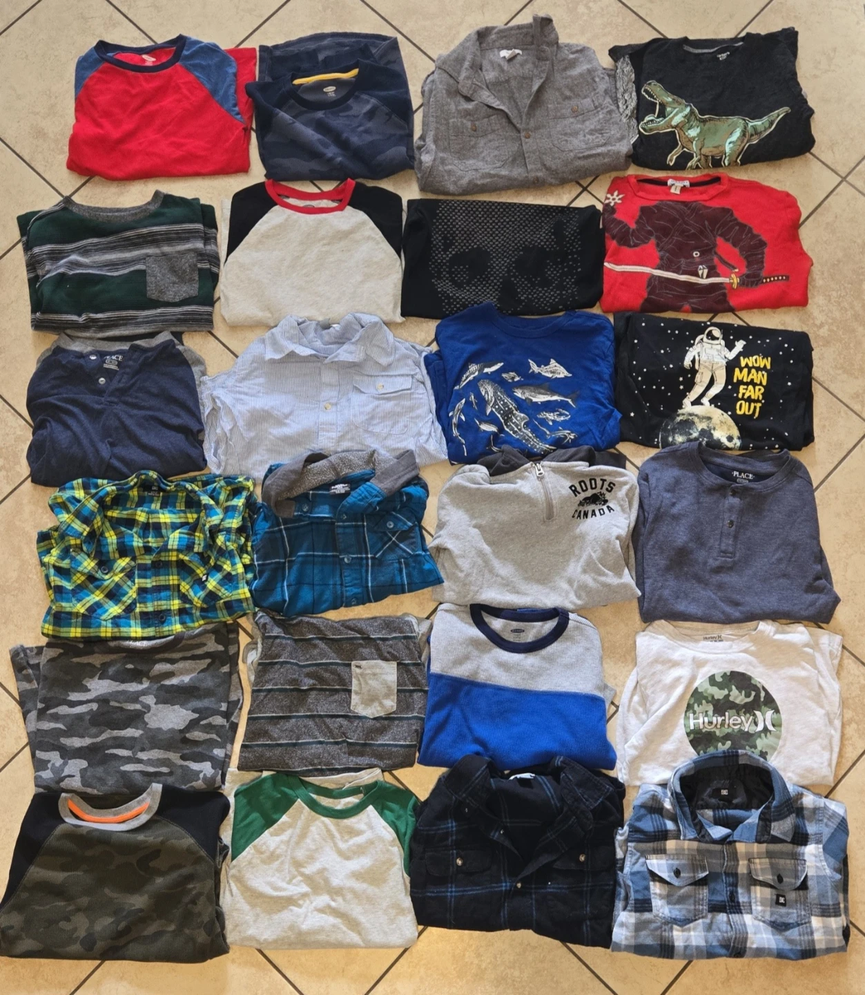 Boys Long Sleeve Shirts 10-12