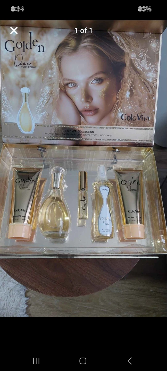 Colg Vita Golden Dew Pour Femme Designer Collection Gift Set
