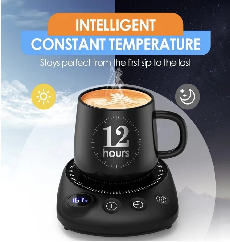 KitcheShop Coffee Mug Warmer - Black - photo 4