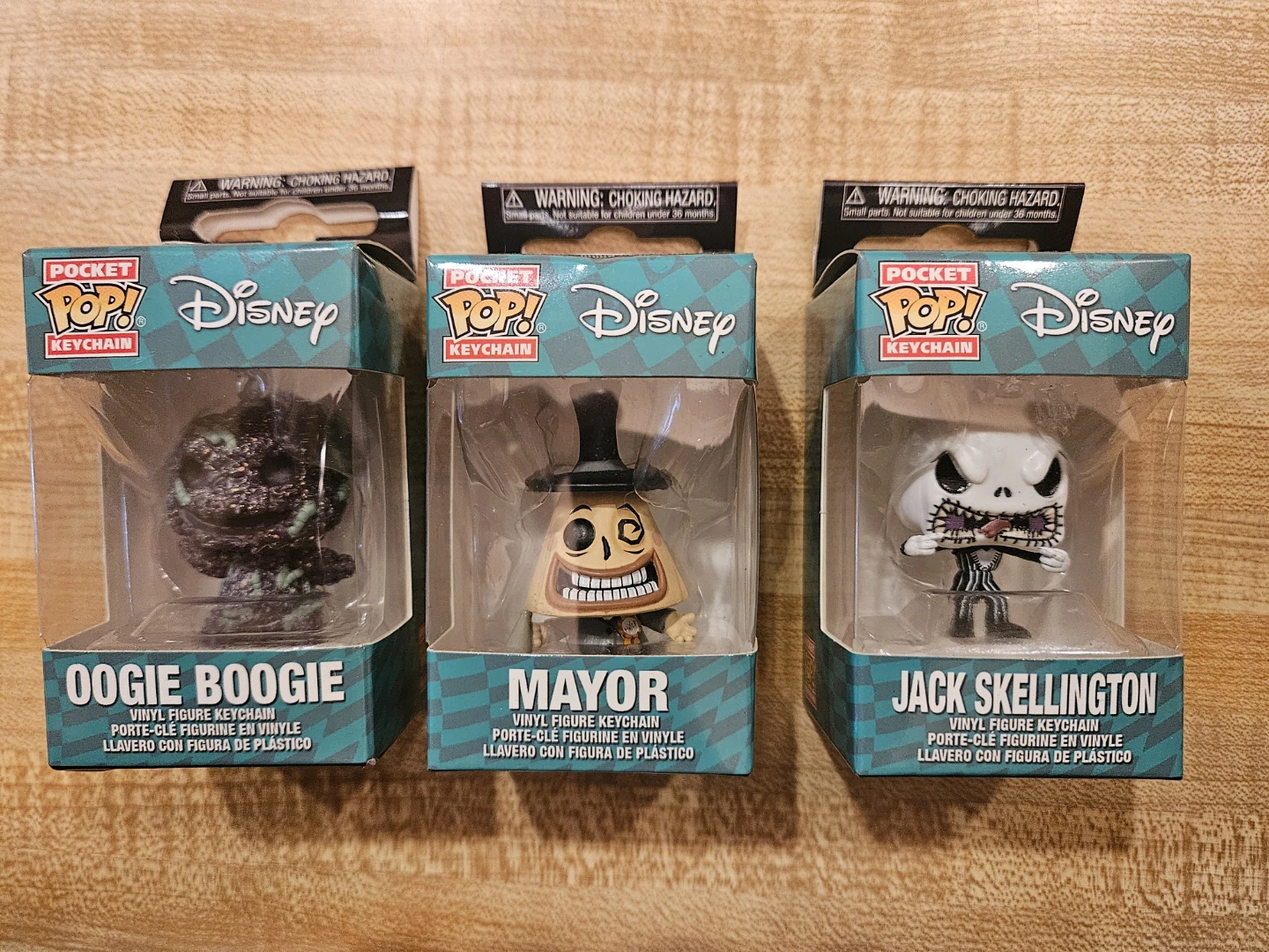 Set of 3 Funko Pop! Disney Vinyl Figure Keychain