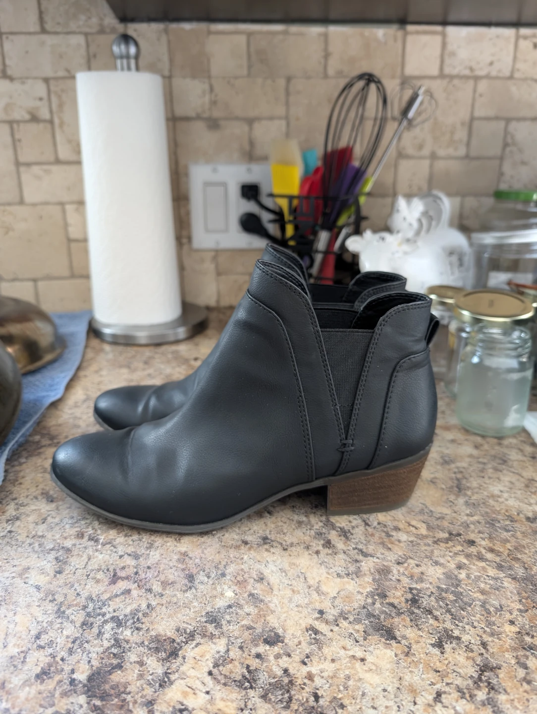 Circus by Sam Edelman Black Ankle Boots - Size 6