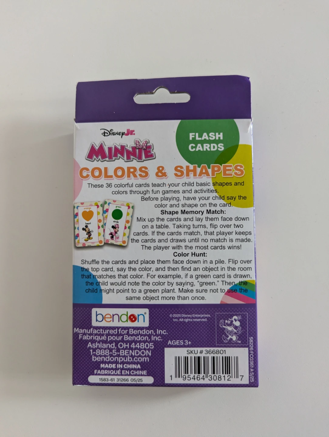 Disney Jr. Minnie Mouse Colors & Shapes Flash Cards - photo 2