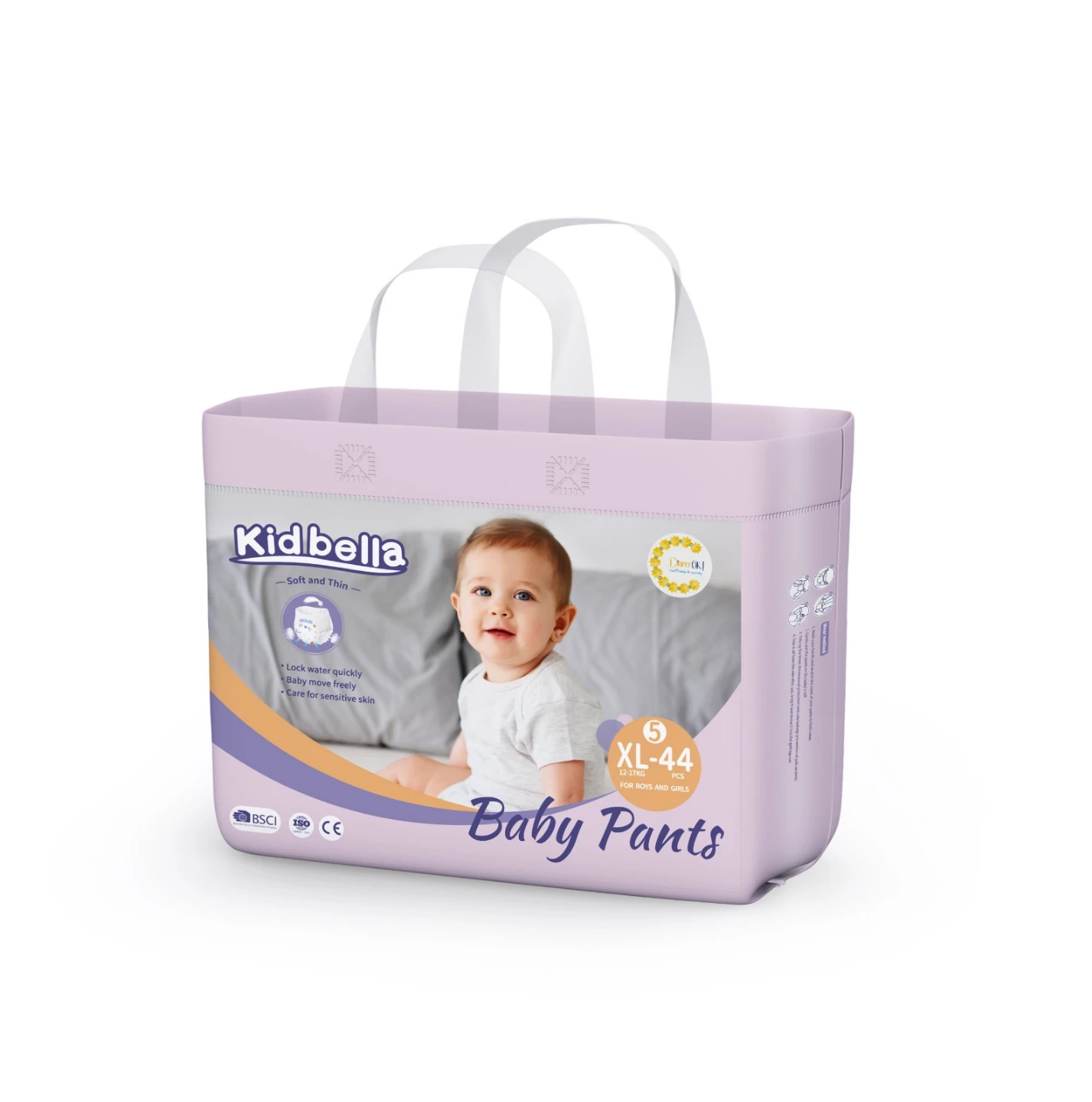 Kidbella Baby Diapers Size M - 62 Count - photo 3
