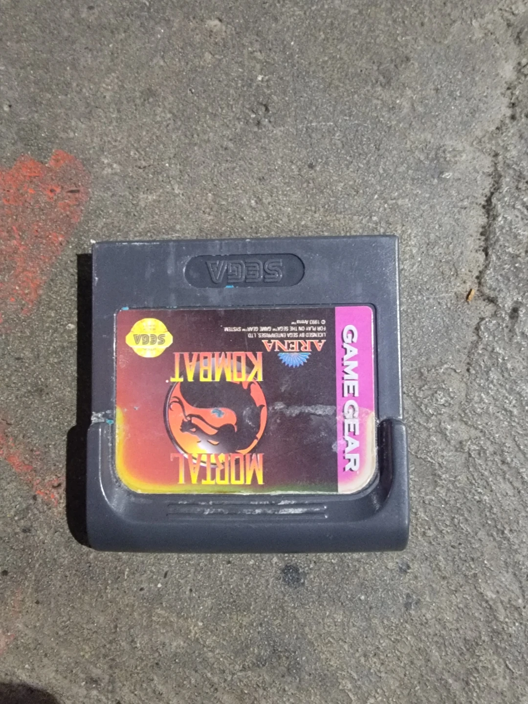 Sega Game Gear Portable Video Game System with Mortal Kombat - photo 2