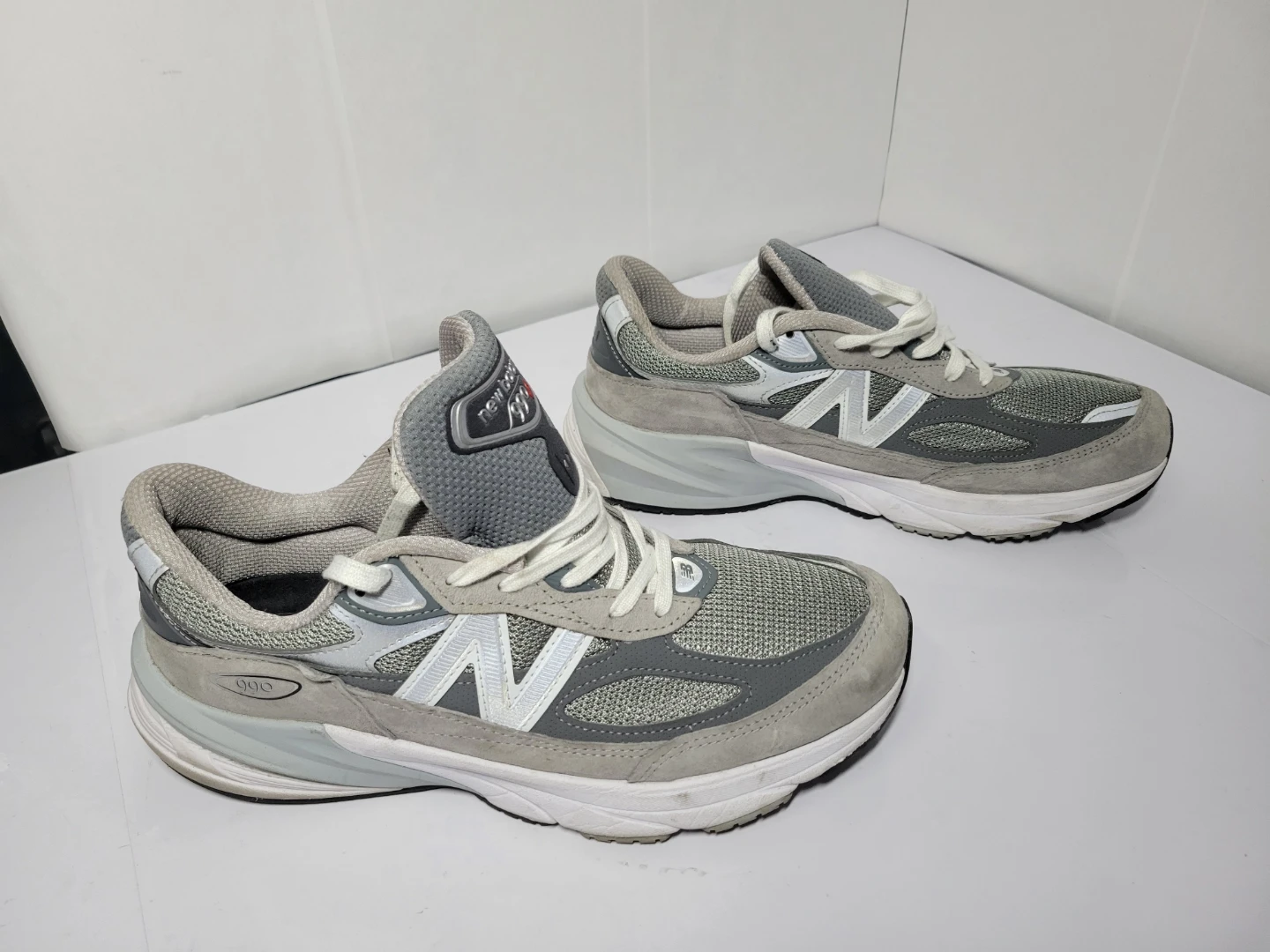 New Balance 990v6 Made in USA Grey Running Shoes, size 9,5 (51) - photo 4