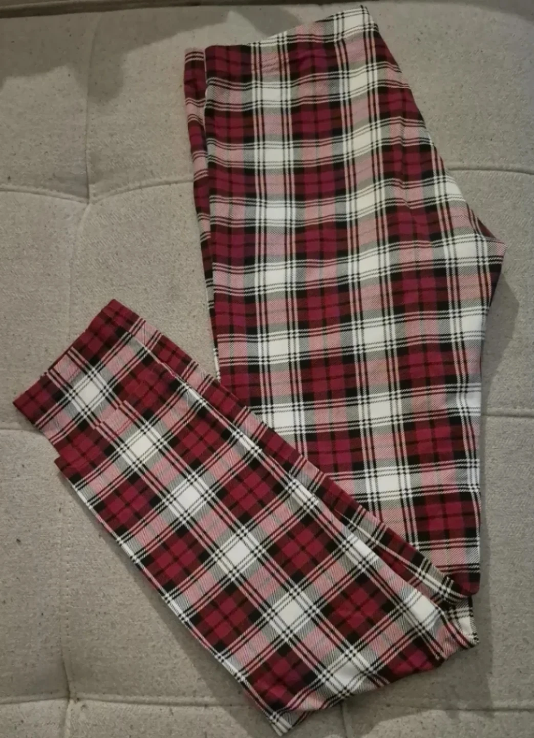 Joe Fresh Plaid Leggings XL/TG