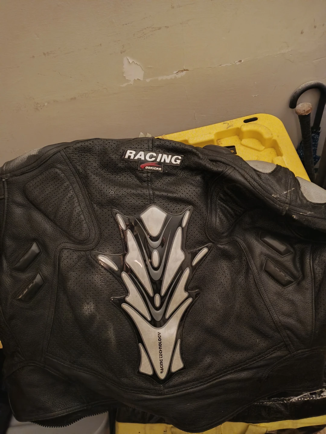 Racing Leather Motorcycle Jacket - photo 2