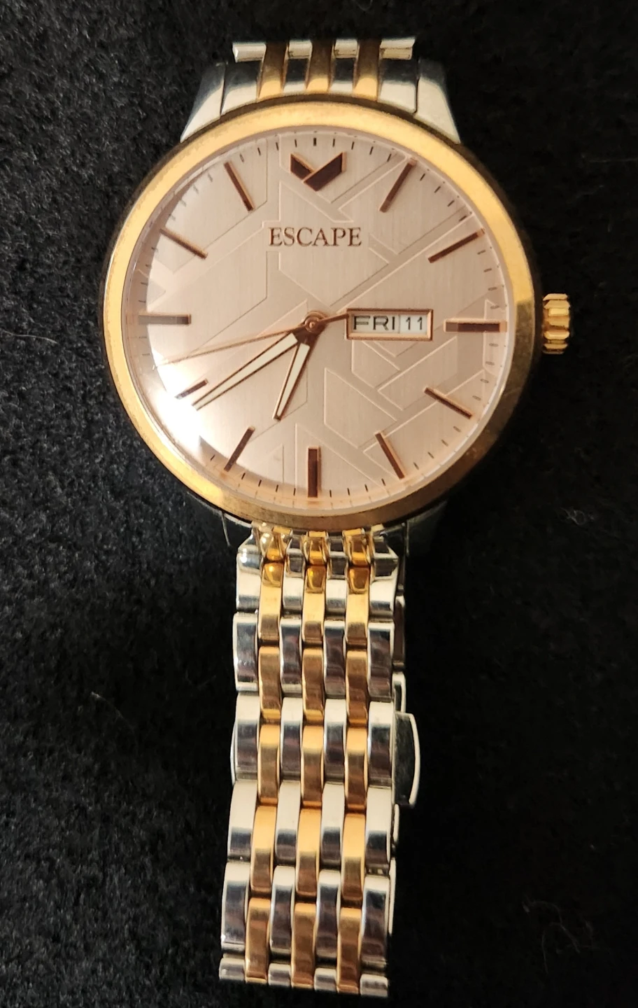 ESCAPE Watch - Two-Tone Gold and Silver