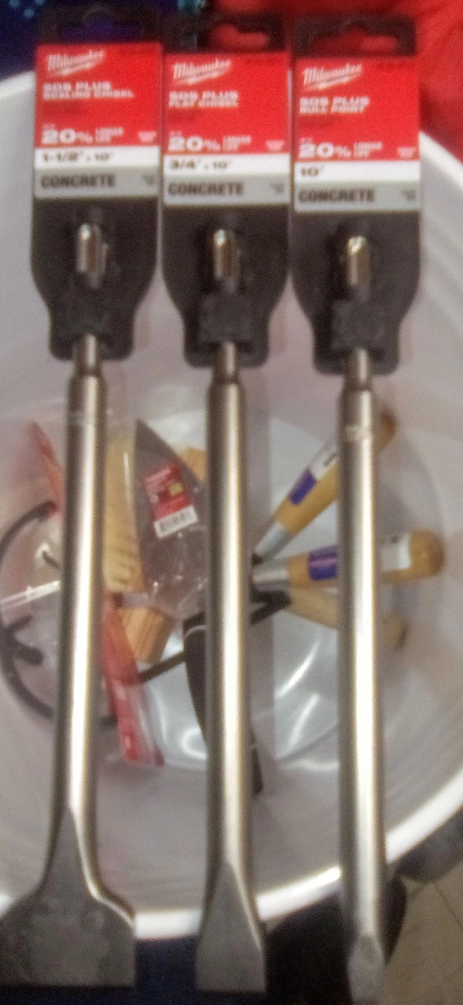 Milwaukee SDS Plus Bolt Buster Chisel Set