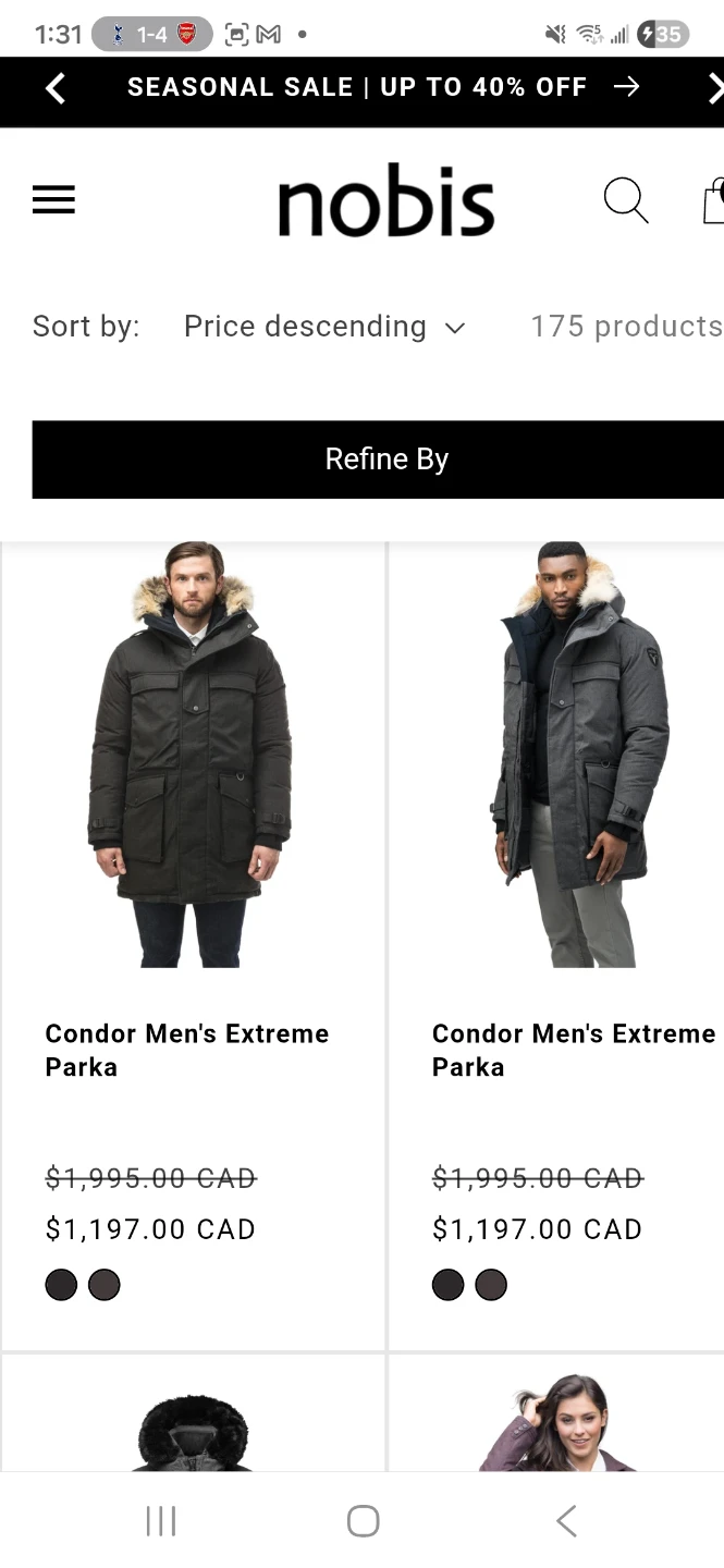 Nobis Condor Men's Extreme Parka