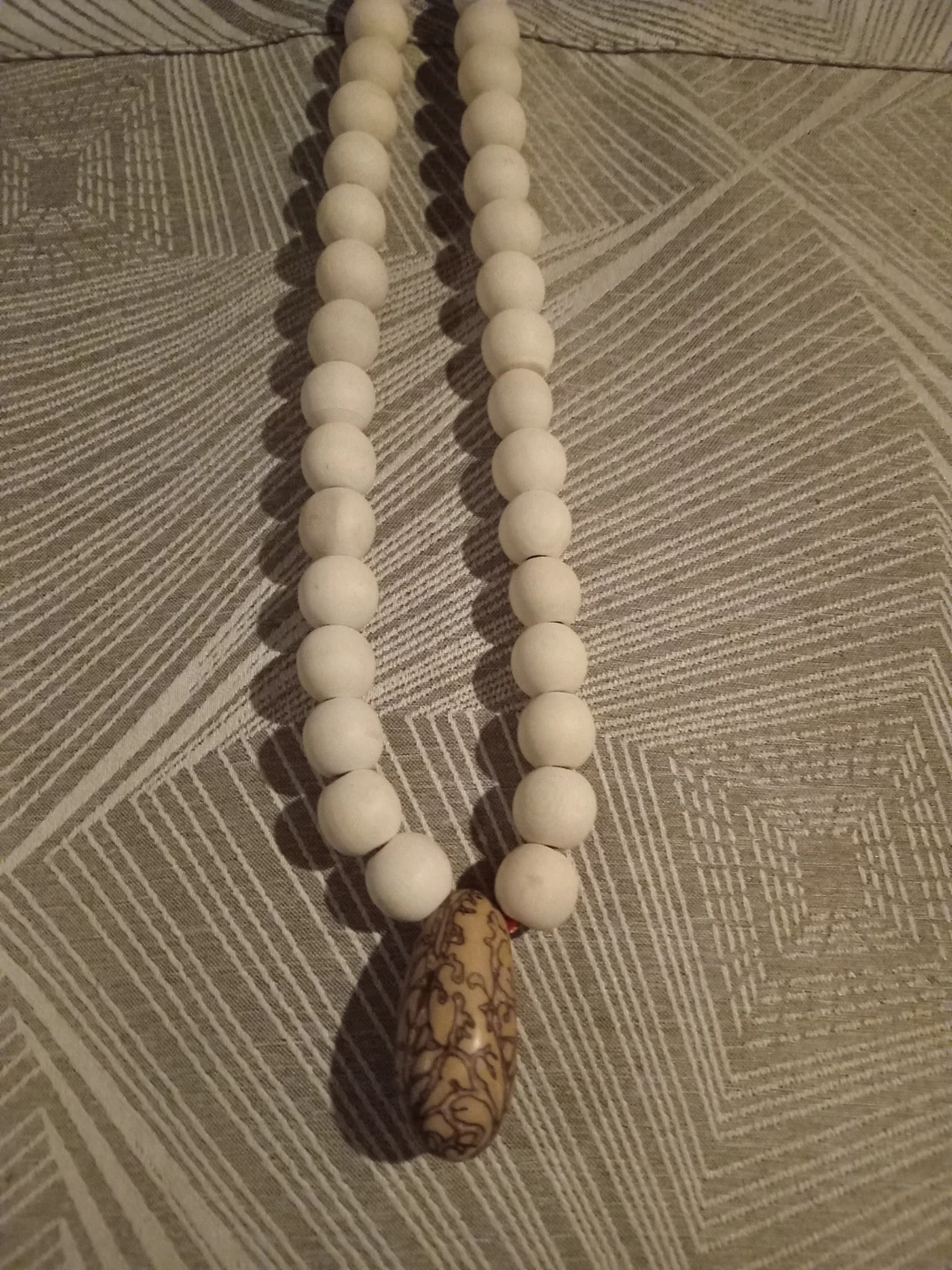 Thousand eyes seed necklace for men or women. - photo 3