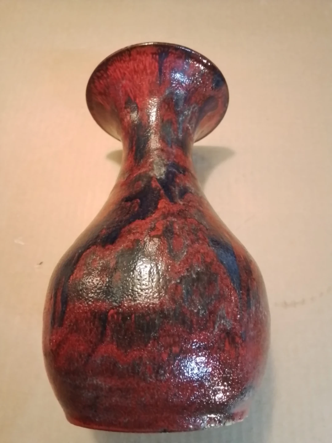 Studio Earthenware Vase Signed Paul 75 - photo 4