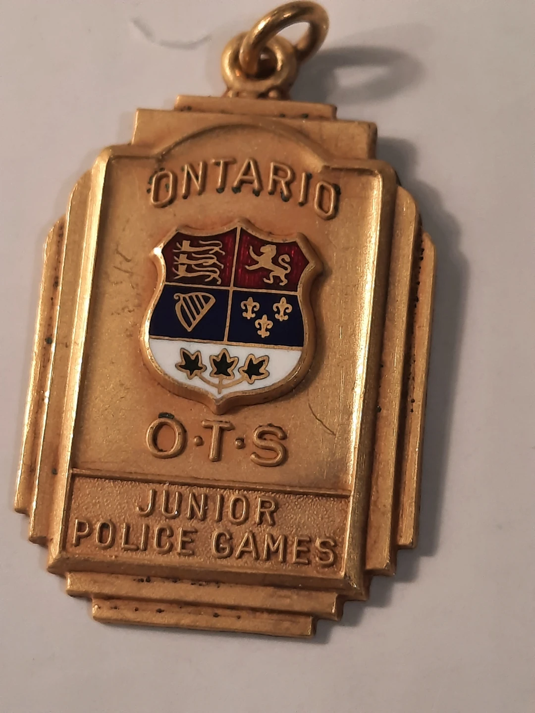 Ontario OTS Junior Police Games Medal