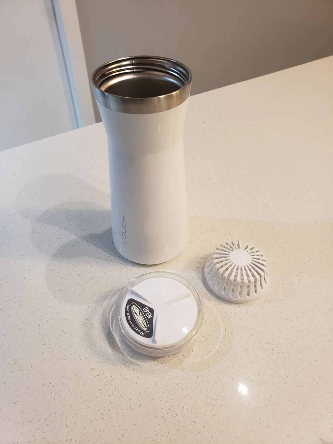 4 piece Insulated Tumblers Set - White by REDUCE - photo 2