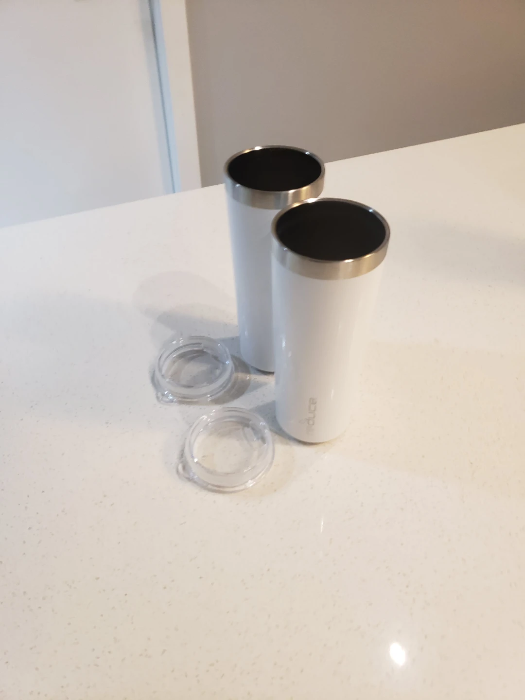 4 piece Insulated Tumblers Set - White by REDUCE - photo 4