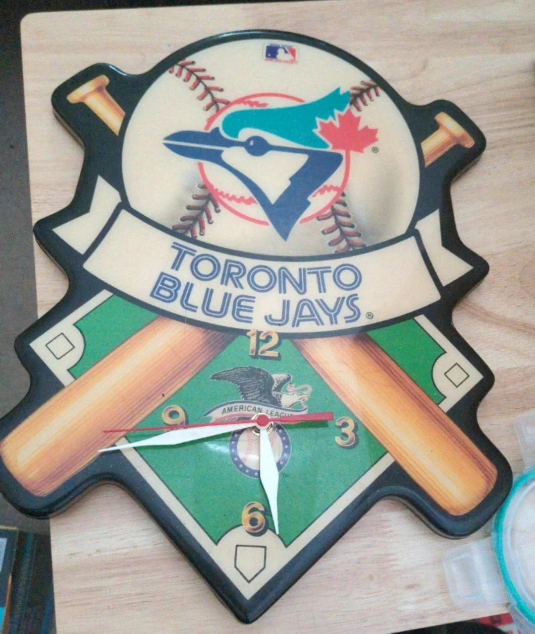 Toronto Blue Jays Baseball Clock