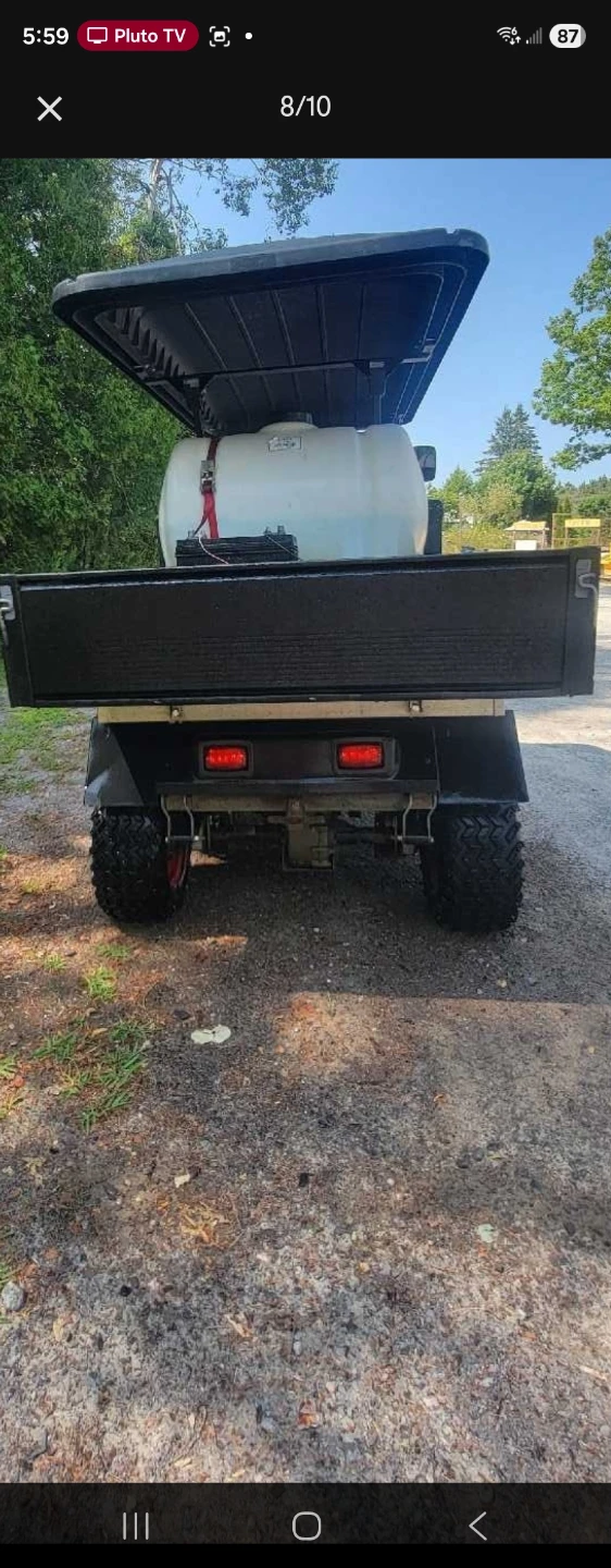 Red Golf Cart with Utility Box - photo 4