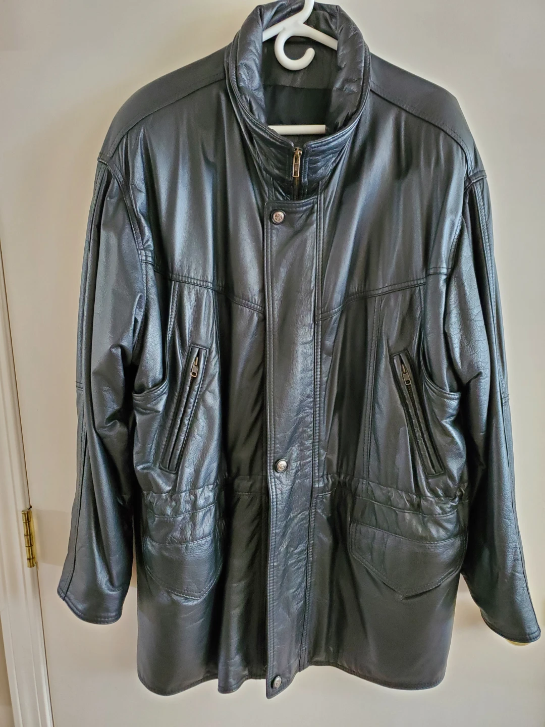 Men's Lined Leather Jacket