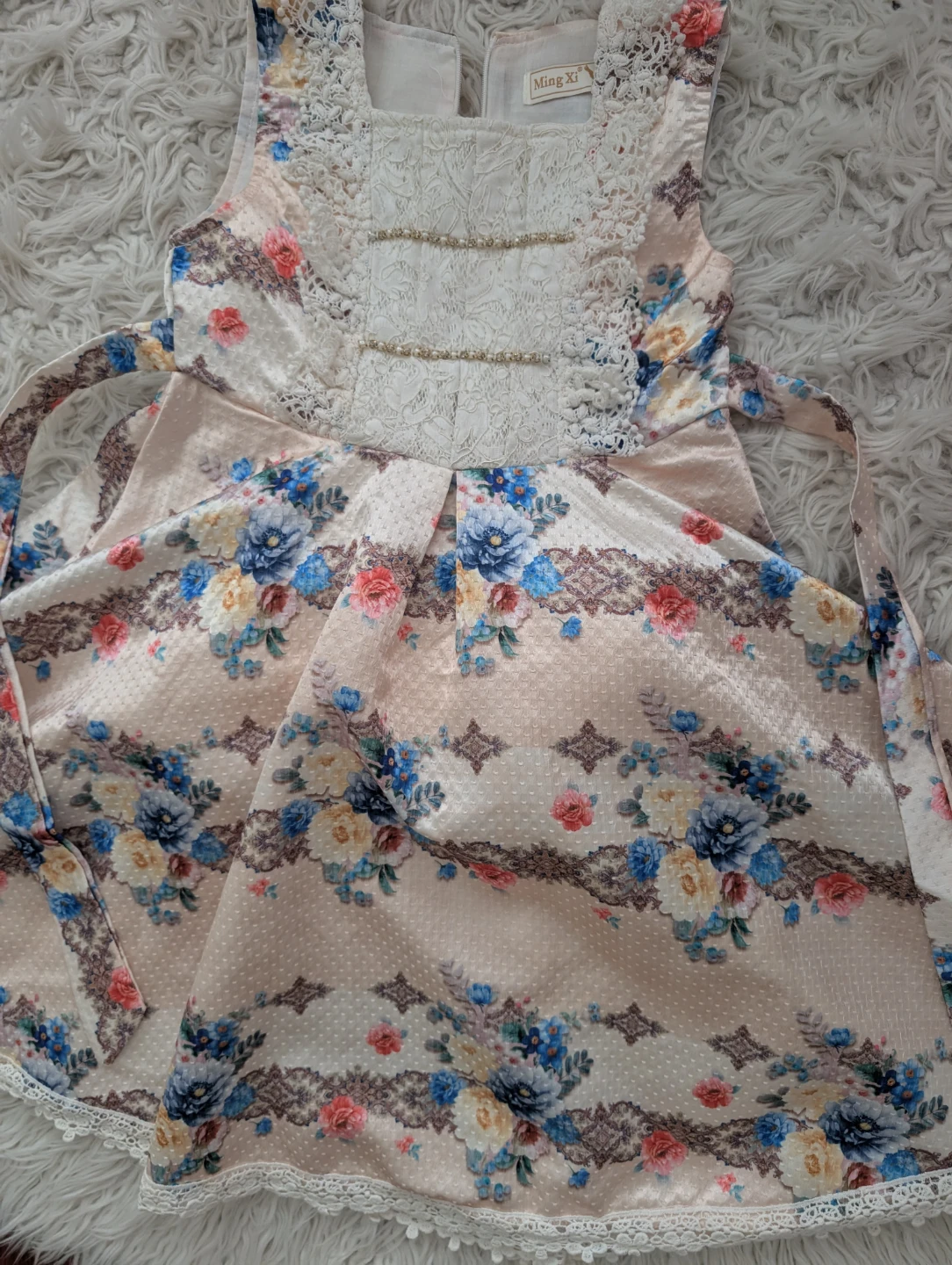 Kid's Lace Floral Dress - photo 4