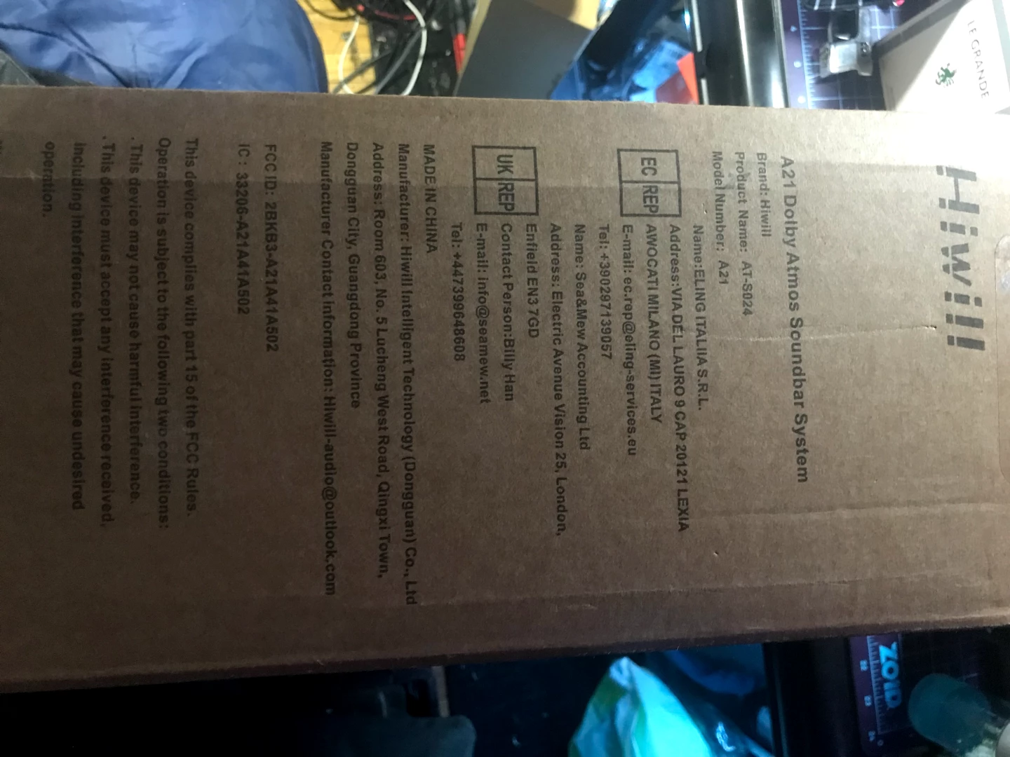 Hiwill A21 Dolby Atmos Soundbar System with Subwoofer - photo 3