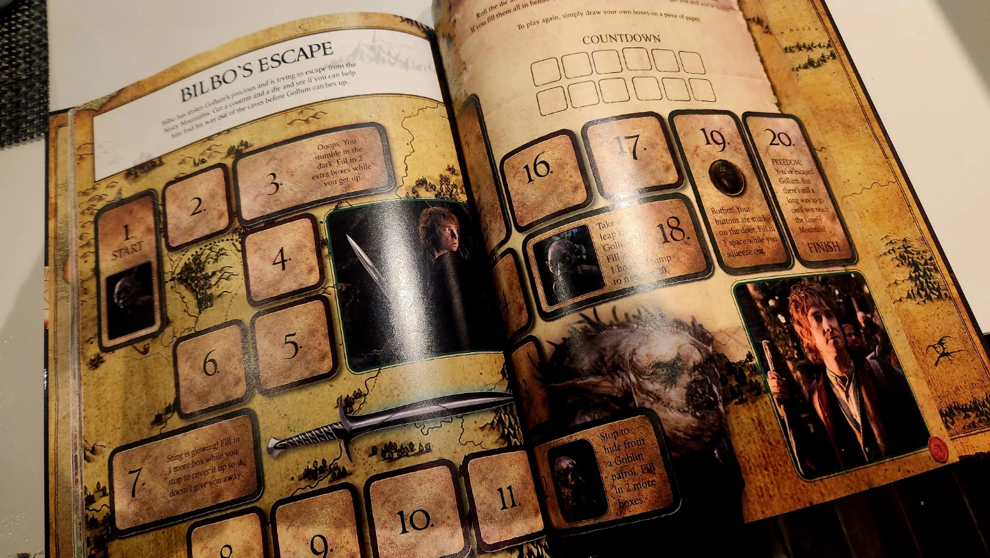 🏆 The Hobbit An Unexpected Journey Annual 2013 Hardcover Book - photo 3
