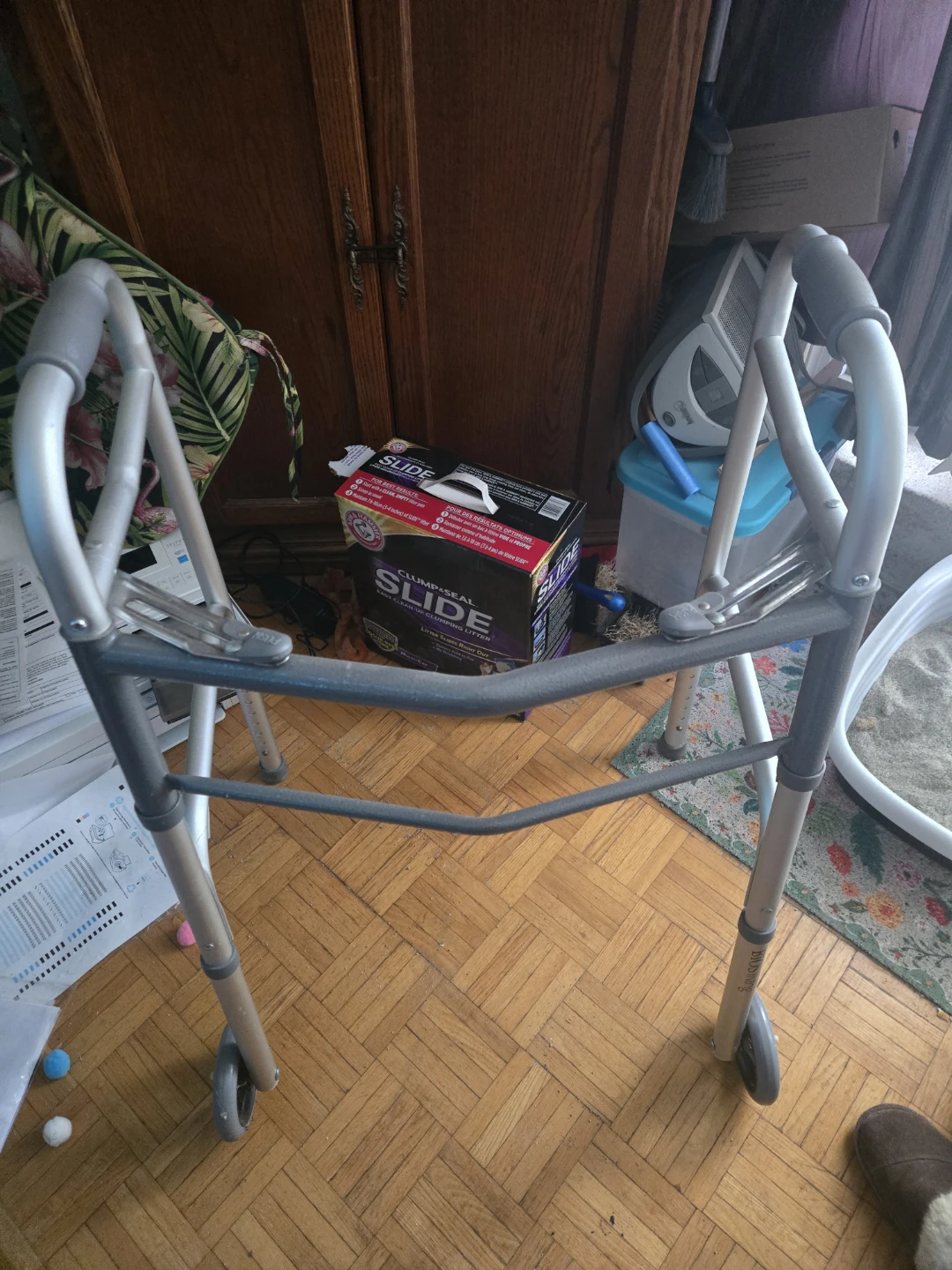 Folding Walker with Wheels - photo 2