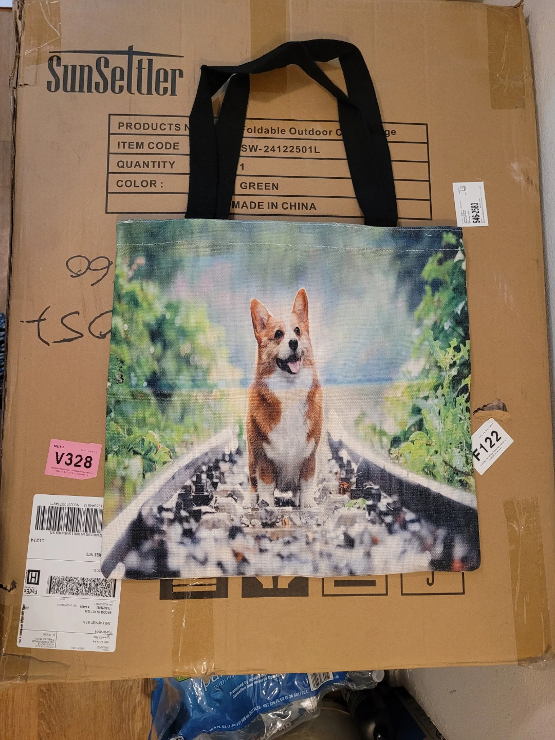 SunSettler Corgi Print Tote Bag - photo 5