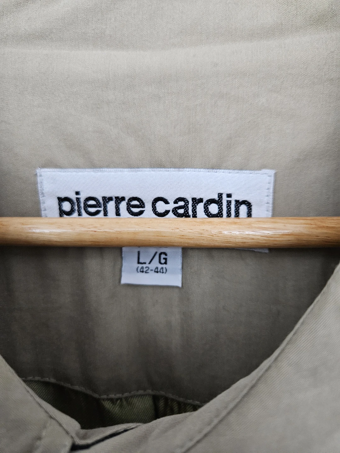 Vintage Pierre Cardin New with Tags Men's Tan Khaki Trench L/G - photo 2