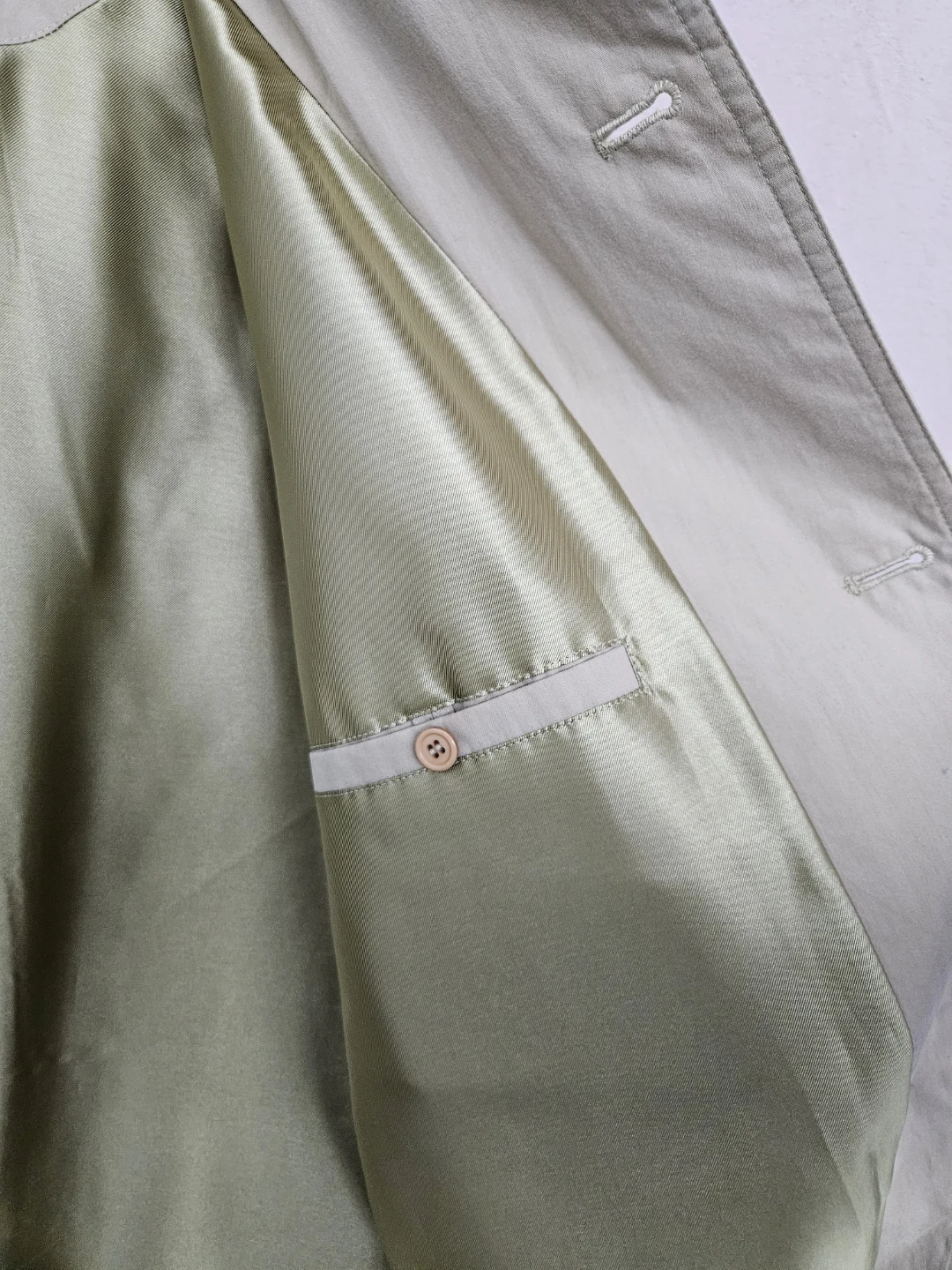 Vintage Pierre Cardin New with Tags Men's Tan Khaki Trench L/G - photo 5