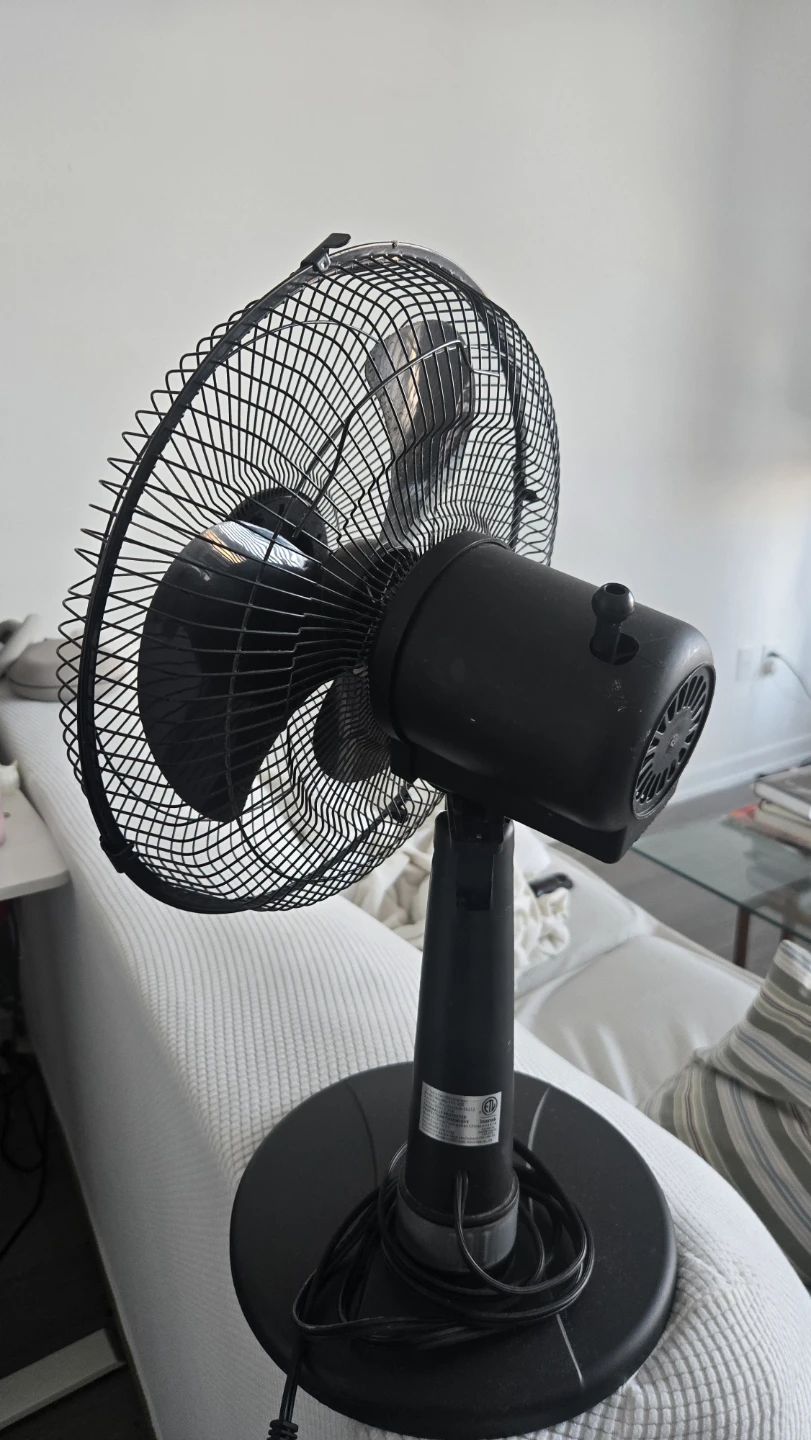 Black Table Fan - photo 2