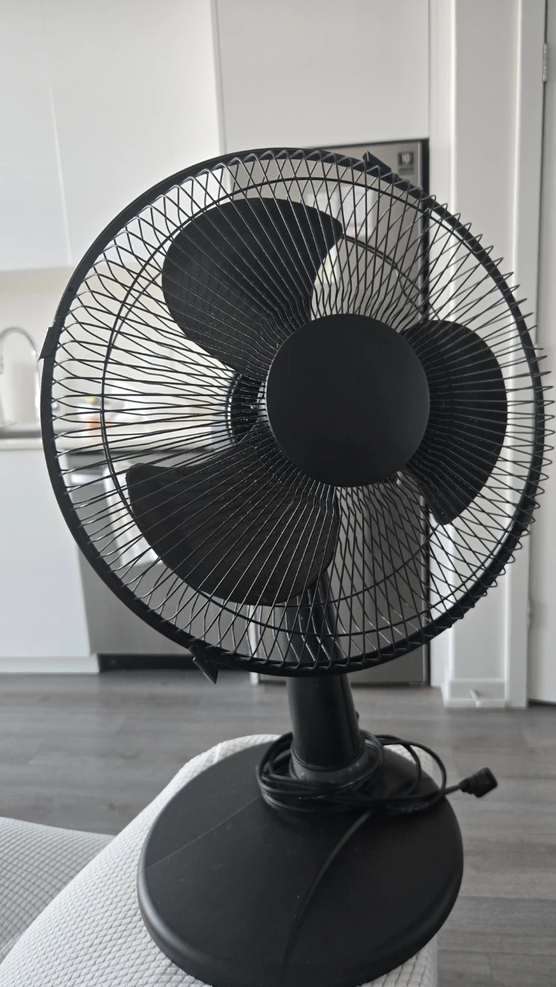 Black Table Fan - photo 3