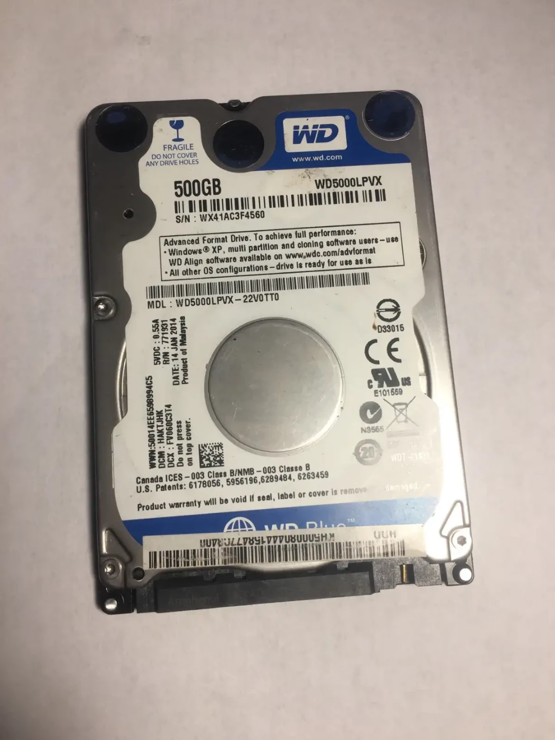 3x Hard Drives - Toshiba 1TB, WD 1TB, WD 500GB 🏆 - photo 3