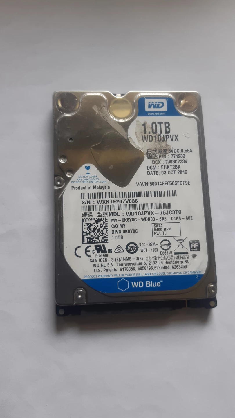 3x Hard Drives - Toshiba 1TB, WD 1TB, WD 500GB 🏆 - photo 4