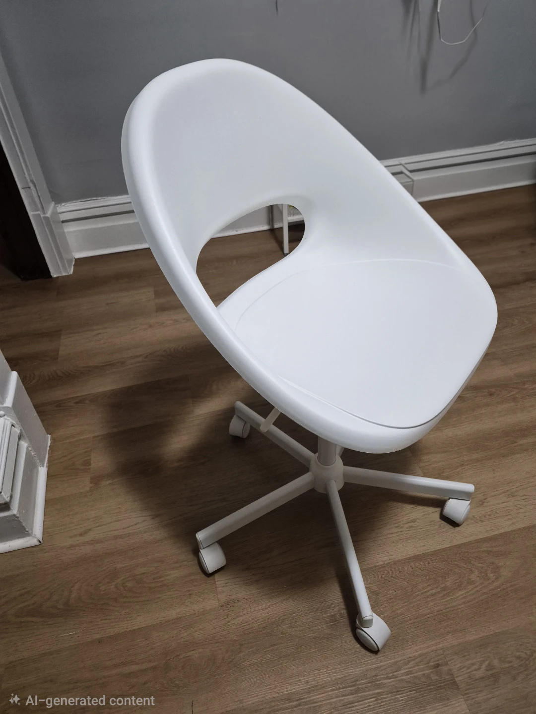 IKEA White Swivel Office Chair