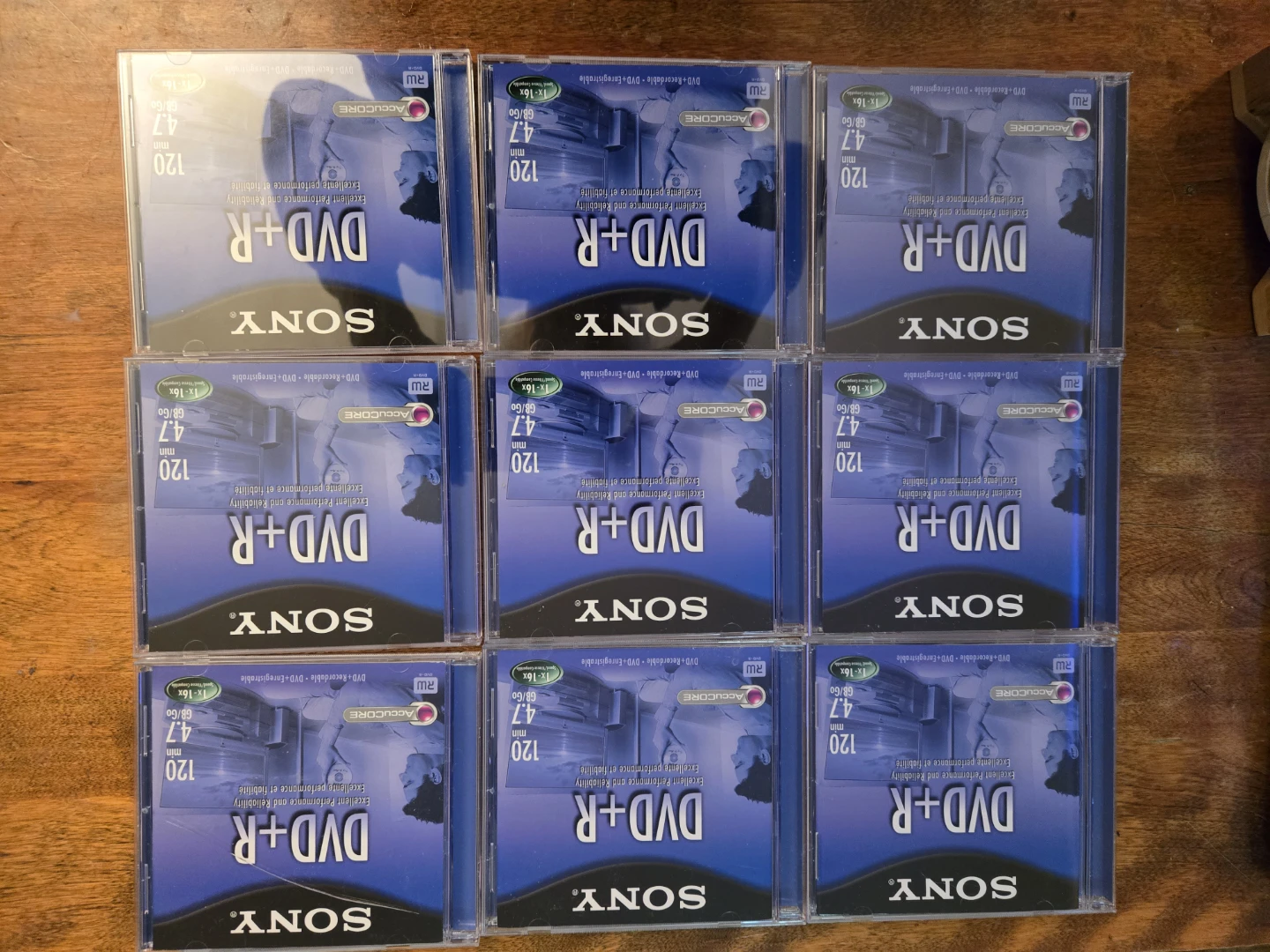 SONY DVD+R 120 Min 4.7GB Recordable Discs (10 Pack)