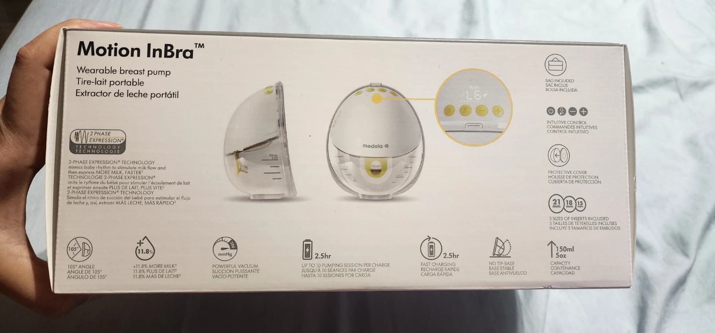 Medela Motion InBra Double Electric Wearable Breast Pump - photo 3