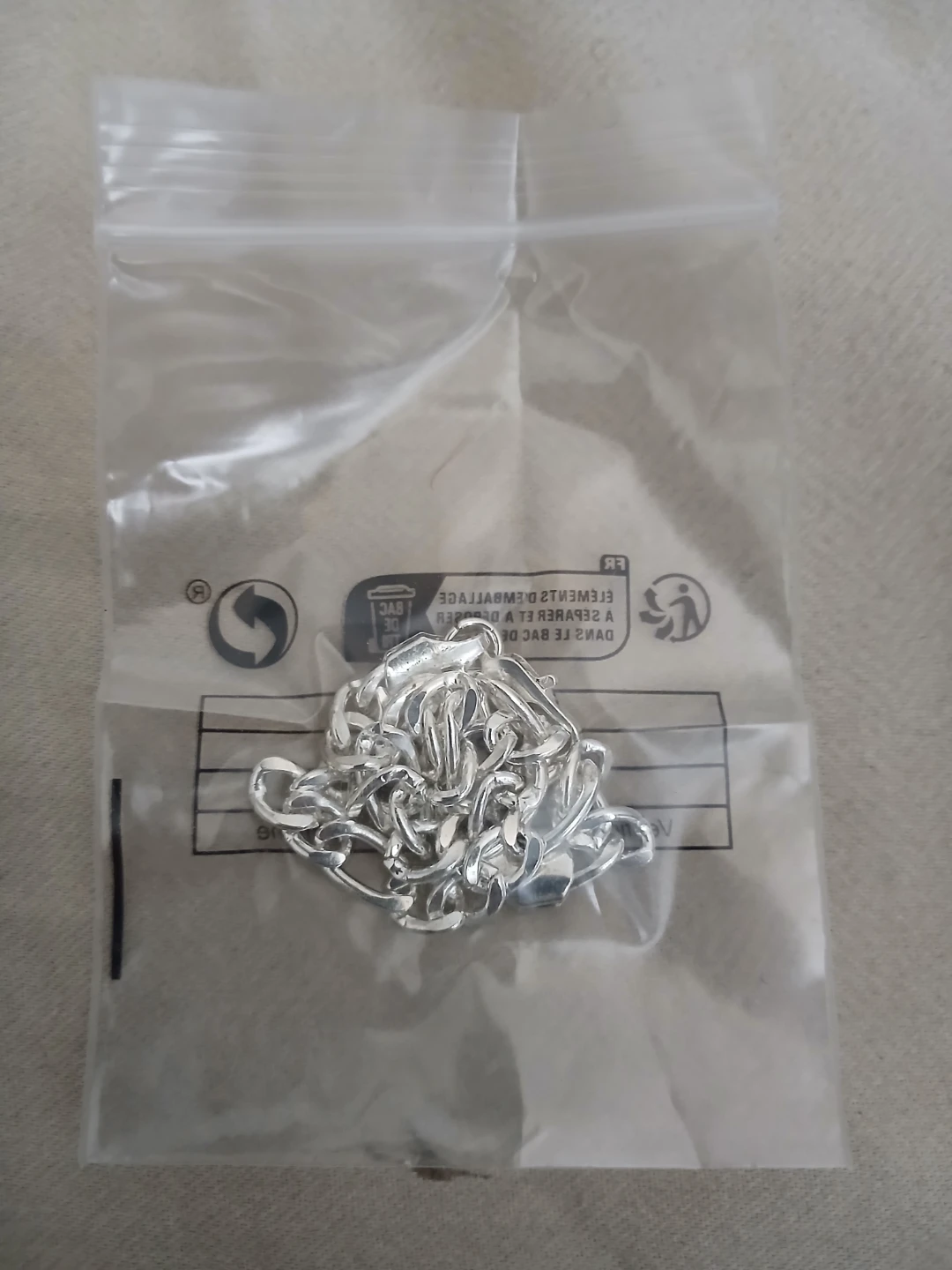 925 Silver Figaro Chain Bracelet - photo 3