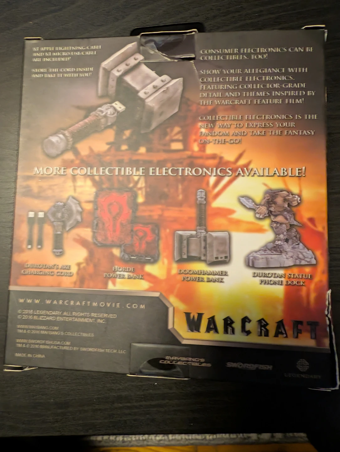 Warcraft Doomhammer Charging Cord - photo 3